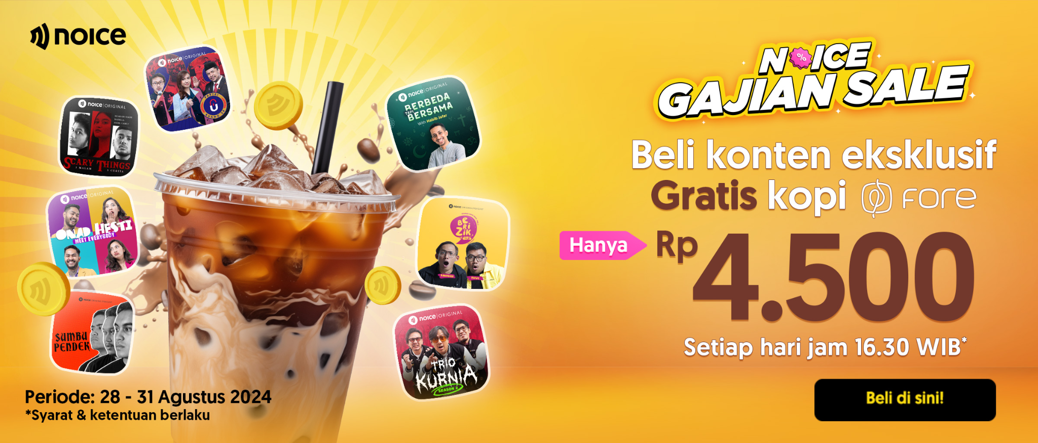 Beli Konten Gratis Kopi!